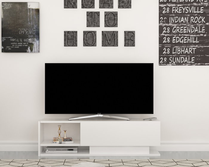 Hanah Home Damla Soporte para TV Blanco Hanah Home Damla Soporte para TV Blanco